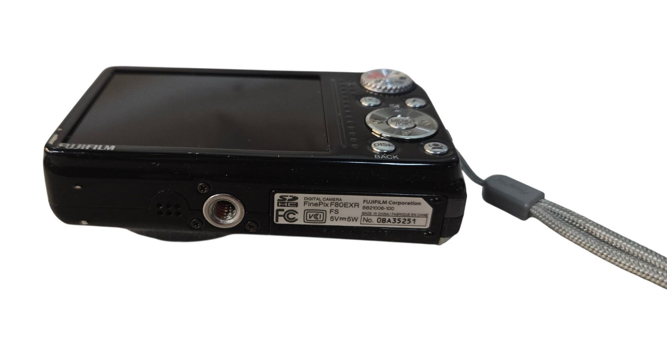 Fujifilm FinePix F80EXR 12MP 10x Optical Zoom Digital Camera w/ Charger