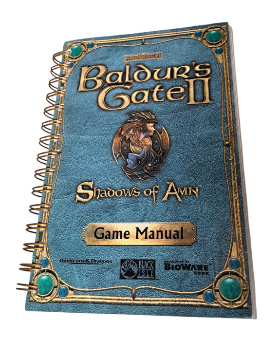 Interplay Baldur's Gate II Shadows of Amn Spiral Game Manual MN-C95-1098-0