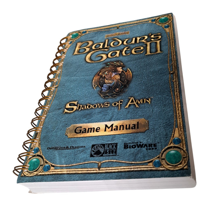 Interplay Baldur's Gate II Shadows of Amn Spiral Game Manual MN-C95-1098-0