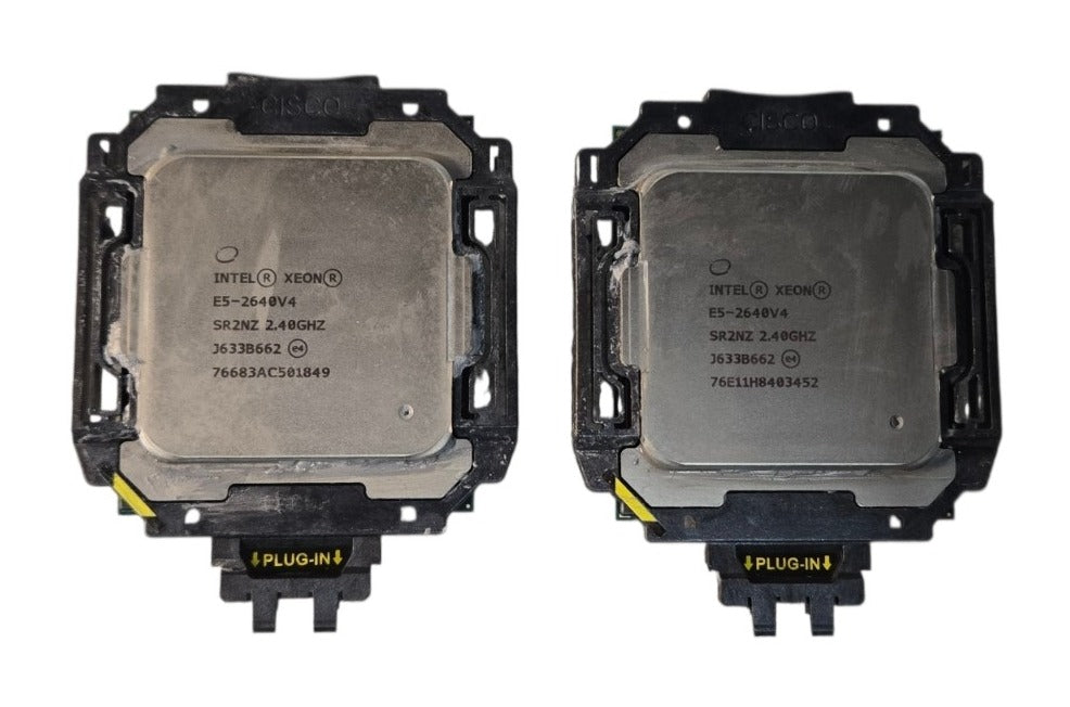 Pair of Intel Xeon E5-2640 v4 2.40GHz SR2NZ in Cisco UCS Trays