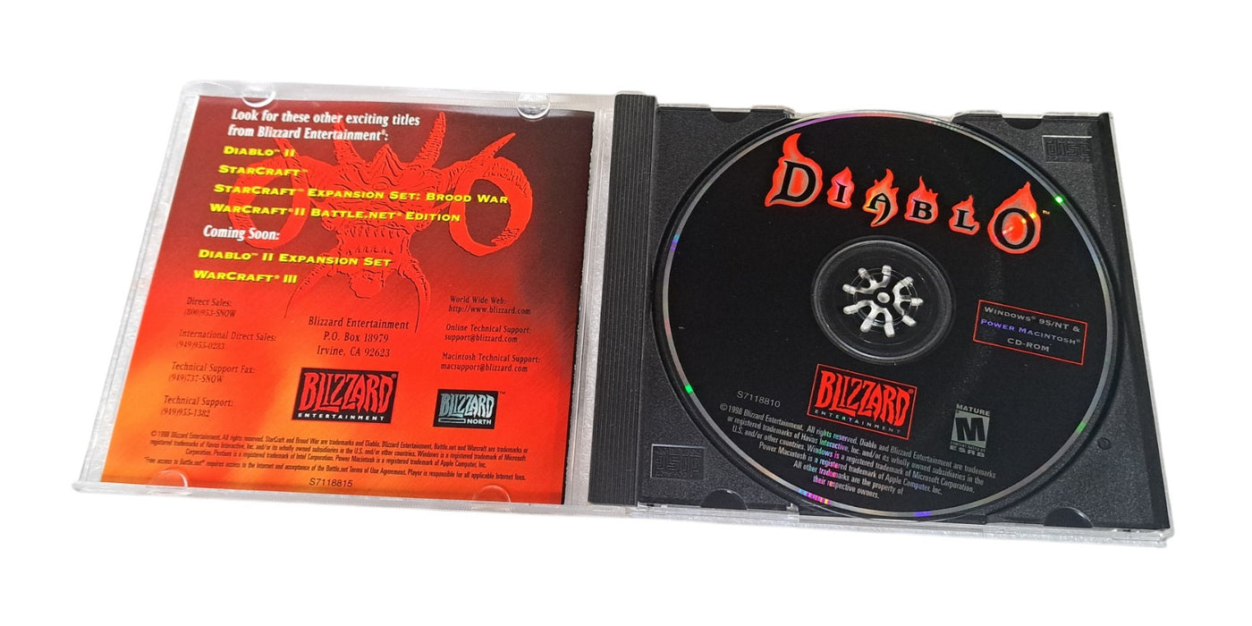 Diablo - PC Windows 95 & Power Macintosh CD-ROM Game with Jewel Case