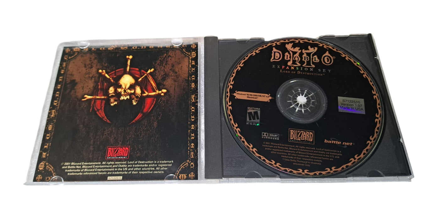 Blizzard Diablo II Lord of Destruction PC Mac Expansion Set CD-ROM in Jewel Case