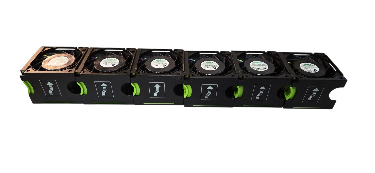Lot of 6 Nidec UltraFlo V60E12BS1CD3-07T02 - 12V 1.40A Server Cooling Fans