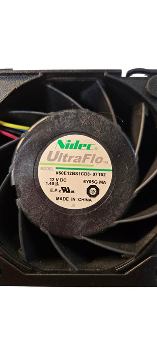 Lot of 6 Nidec UltraFlo V60E12BS1CD3-07T02 - 12V 1.40A Server Cooling Fans