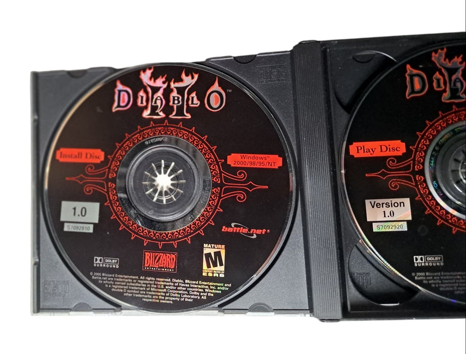 Blizzard Diablo II PC 2000 - 3-Disc Set with Jewel Case