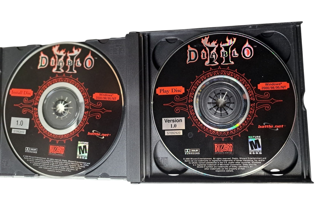 Blizzard Diablo II PC 2000 - 3-Disc Set with Jewel Case