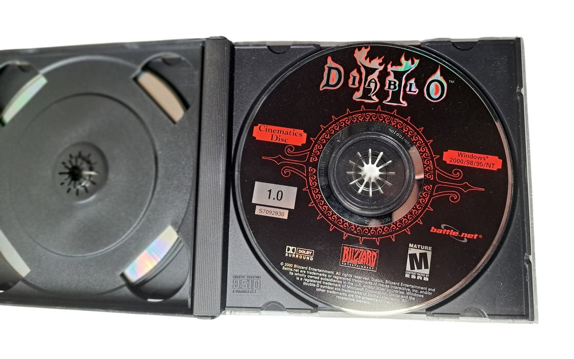 Blizzard Diablo II PC 2000 - 3-Disc Set with Jewel Case