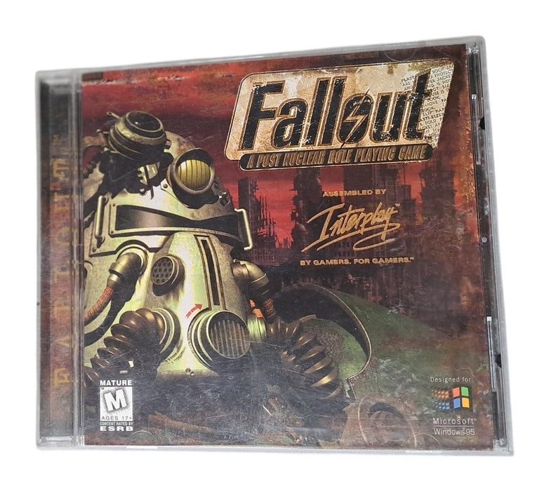Fallout A Post Nuclear Role Playing Game PC CD-ROM Jewel Case With Inserts/Disk