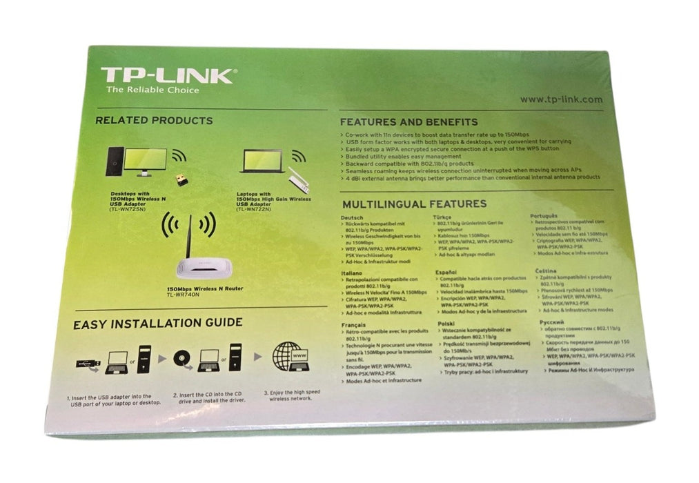 TP-Link TL-WN722N 150Mbps High Gain Wireless USB Adapter Lot of 4