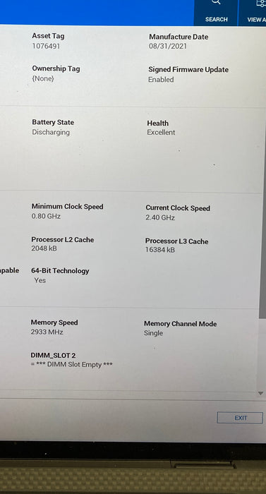 Dell XPS 15 9500 4K TOUCH i9-10885H GTX1650 Ti 4GB GPU 16GB RAM 256GB SSD READ!