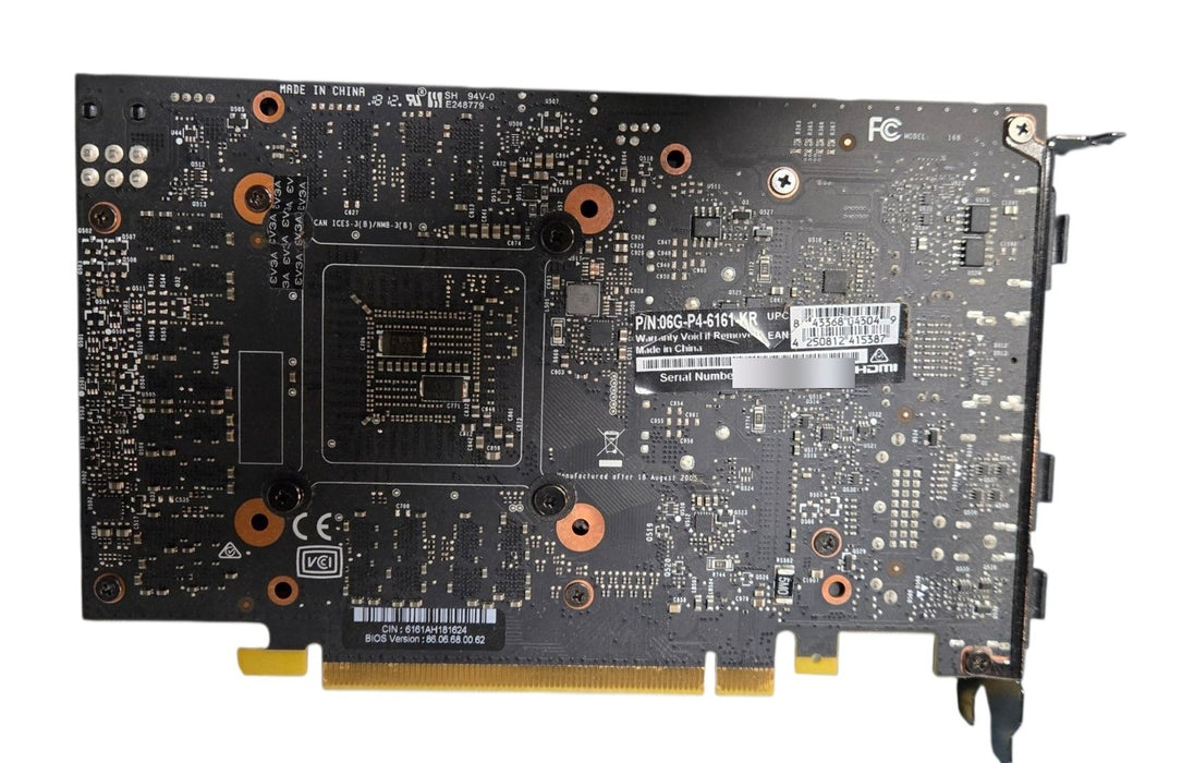 EVGA GeForce GTX 1060 6GB GAMING 06G-P4-6161-KR Graphics Card