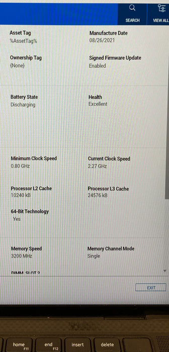 Dell XPS 15 9510 i7-11800H RTX 3050 Ti 4GB GPU 16GB RAM 256GB SSD READ!