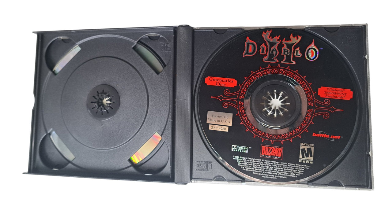 Diablo II PC Mac 3-Disc CD-ROM Set — retail.era