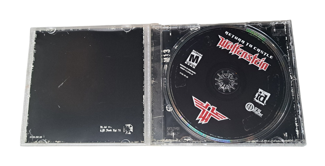 Return to Castle Wolfenstein - PC CD-ROM Video Game Jewel Case