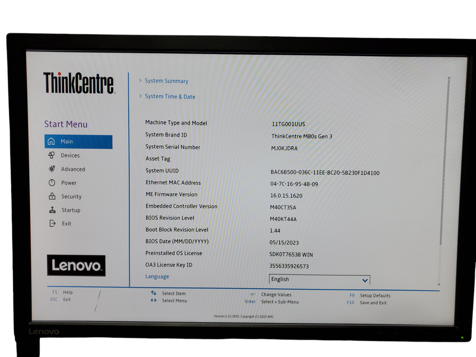 Lenovo ThinkCentre M80s Gen 3 SFF | Intel Core i5-12500, 16GB DDR5, No HDD/OS