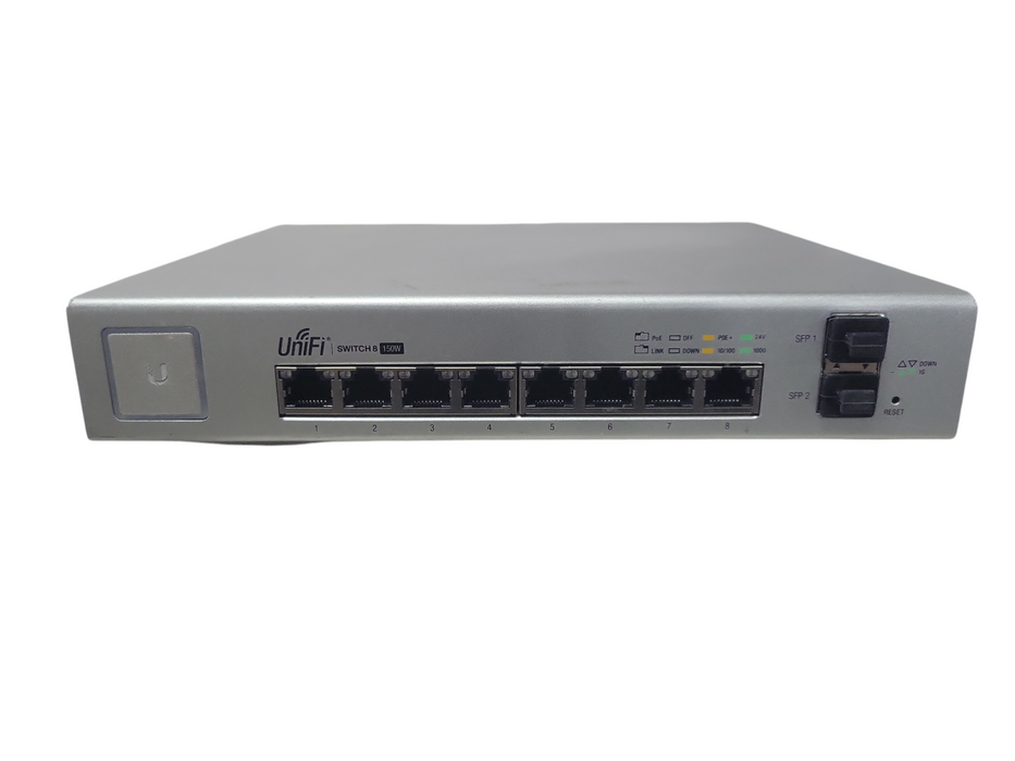 Ubiquiti UniFi US-8-150W 8-Port Managed PoE Gigabit Switch