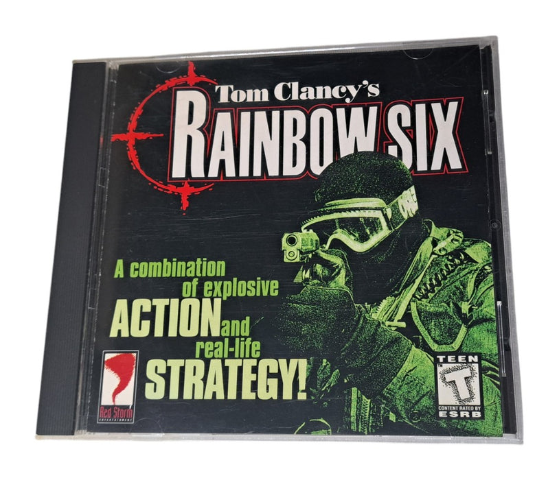 Red Storm Tom Clancy's Rainbow Six PC CD-ROM Video Game Jewel Case