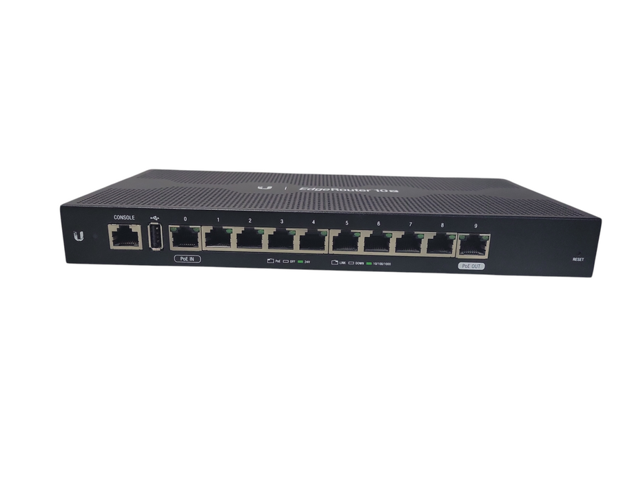 Ubiquiti Networks ER-10X 10-Port High-performance Gigabit Route READ