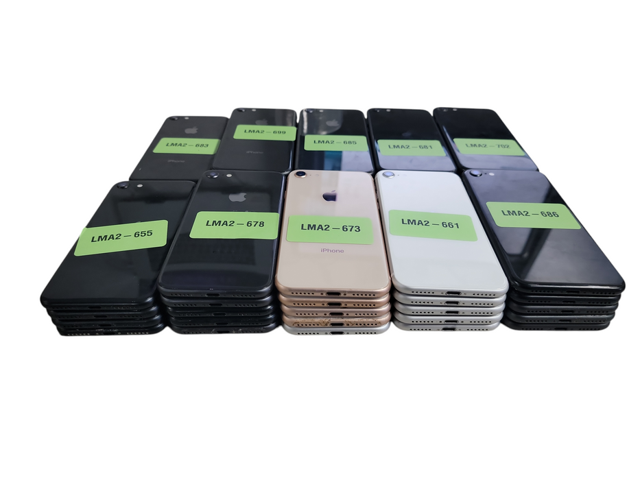 Lot of 48x Apple iPhone 8 / SE2 [A19xx to A22xx Series | B/C Condition][LMA2-10]