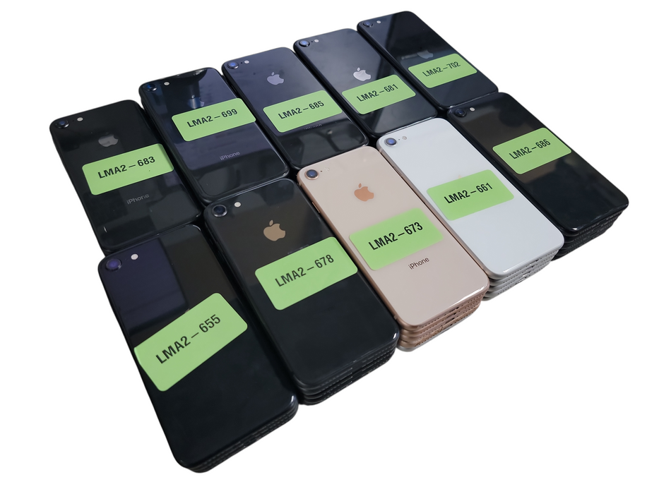 Lot of 48x Apple iPhone 8 / SE2 [A19xx to A22xx Series | B/C Condition][LMA2-10]