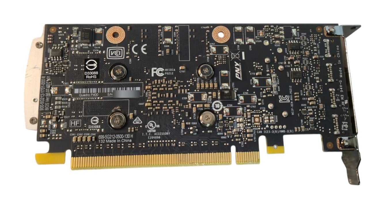 NVIDIA Quadro P400 2GB GDDR5 Graphics Card 3x Mini DisplayPort Low Profile