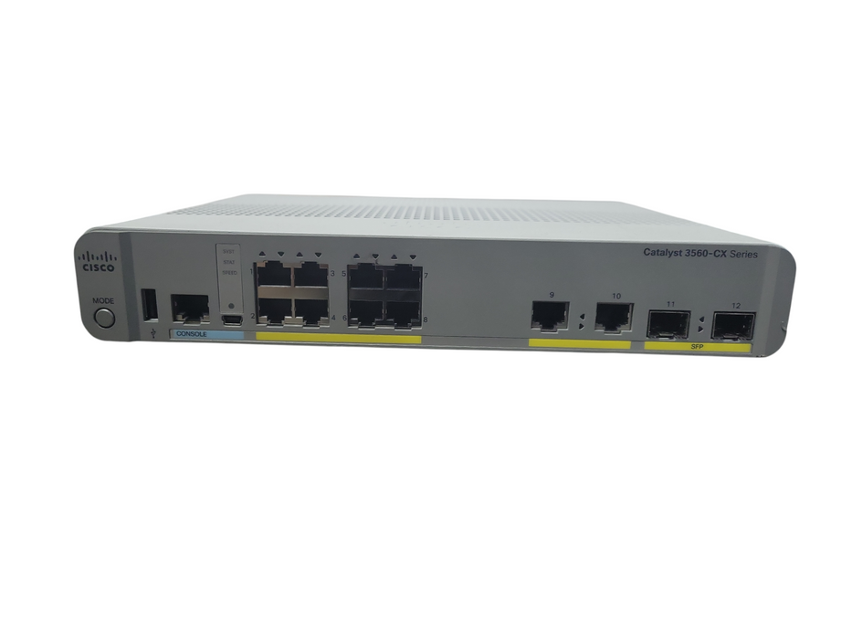 Cisco Catalyst WS-C3560CX-8TC-S - 8-Port Gigabit Compact Managed Switch