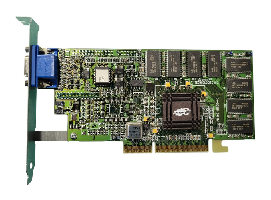 ATI Rage 128 - AGP Graphics Card 1x VGA PN 109-51800-40