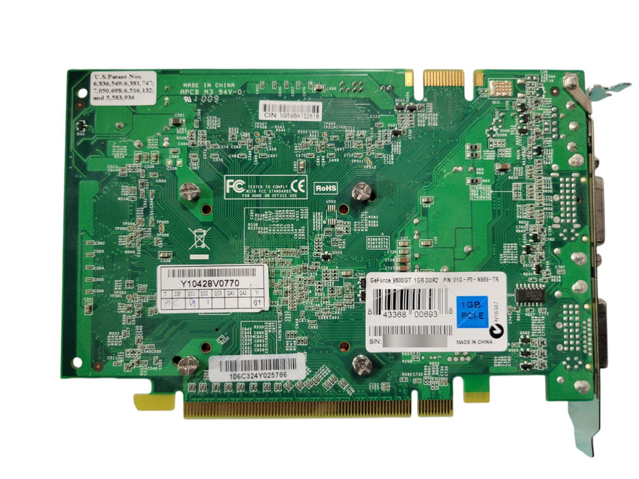 EVGA GeForce 9500 GT 1GB DDR2 PCIe Graphics Card 01G-P3-N959-TR