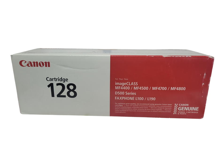 Genuine Canon 128 Black Toner Cartridge OEM Sealed ImageCLASS MF4400 MF4500