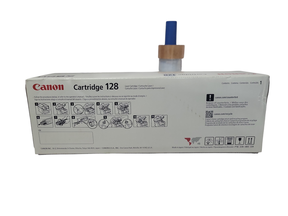 Genuine Canon 128 Black Toner Cartridge OEM Sealed ImageCLASS MF4400 MF4500