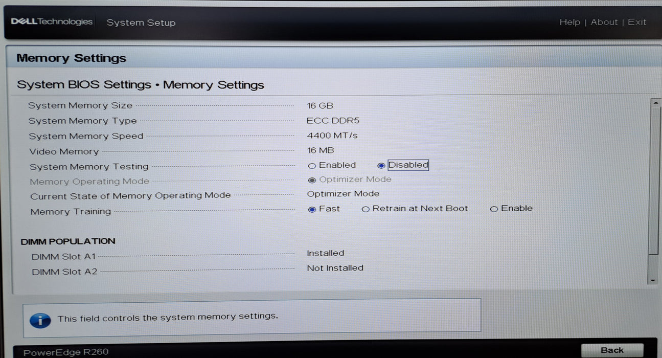 Dell PowerEdge R260 Server | Xeon E-2434 @3.40GHz, 16GB DDR5, No HDD, 450W PSU