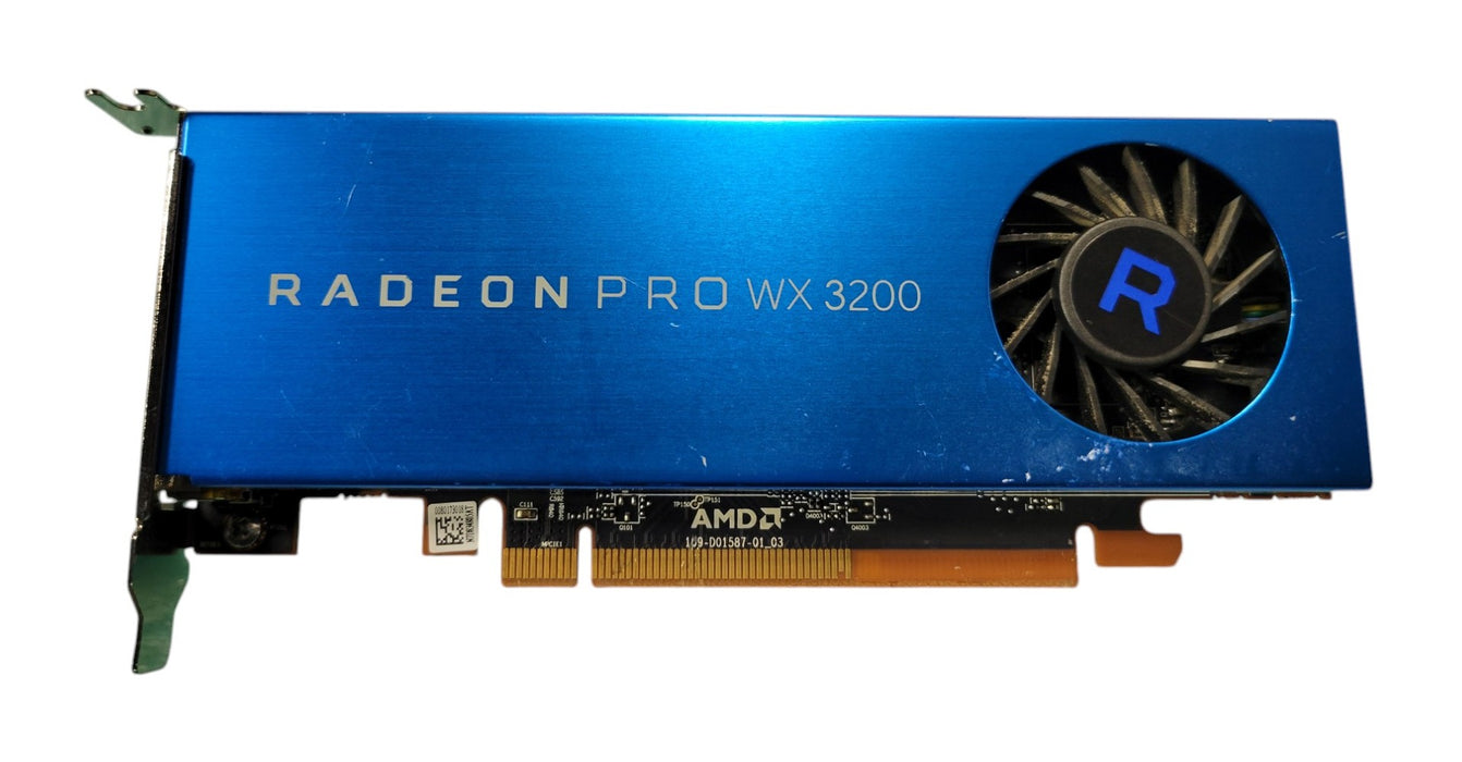 AMD Radeon Pro WX 3200 4GB GDDR5 4x Mini-DisplayPort PCIe Graphics Card