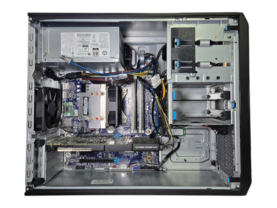 HP Z2 Tower G4 - Intel i9-9900K 16GB RAM 256GB SSD Quadro K4000, 650W PSU