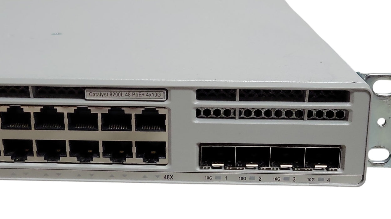 Cisco Catalyst C9200L-48P-4X - 48-Port PoE+ 4x 10G SFP+ Managed Switch 2x PSU