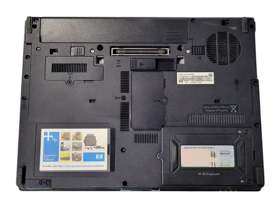 HP Compaq 6910p - Core 2 Duo T7250 2.00GHz 2GB RAM No HDD Radeon X2300 + PWR