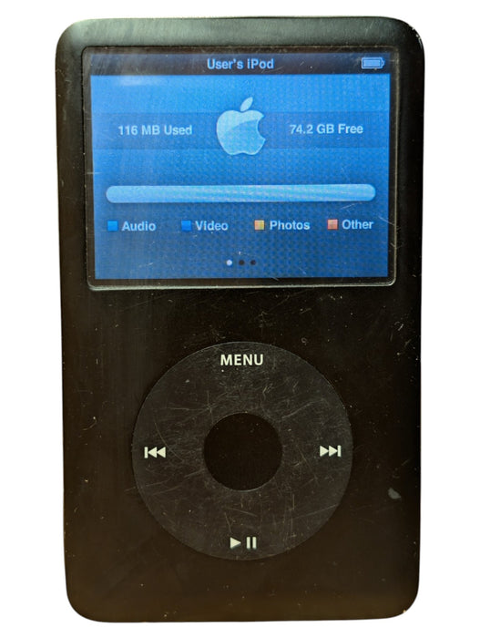 Apple iPod classic 6th Gen MB147C - 80GB Black A1238