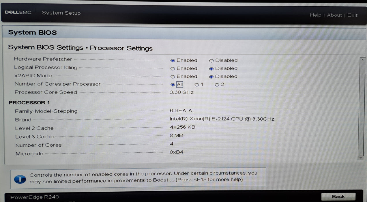 Dell PowerEdge R240 Server | Xeon E-2124 @3.30GHz, 16GB DDR4, H330, 250W PSU