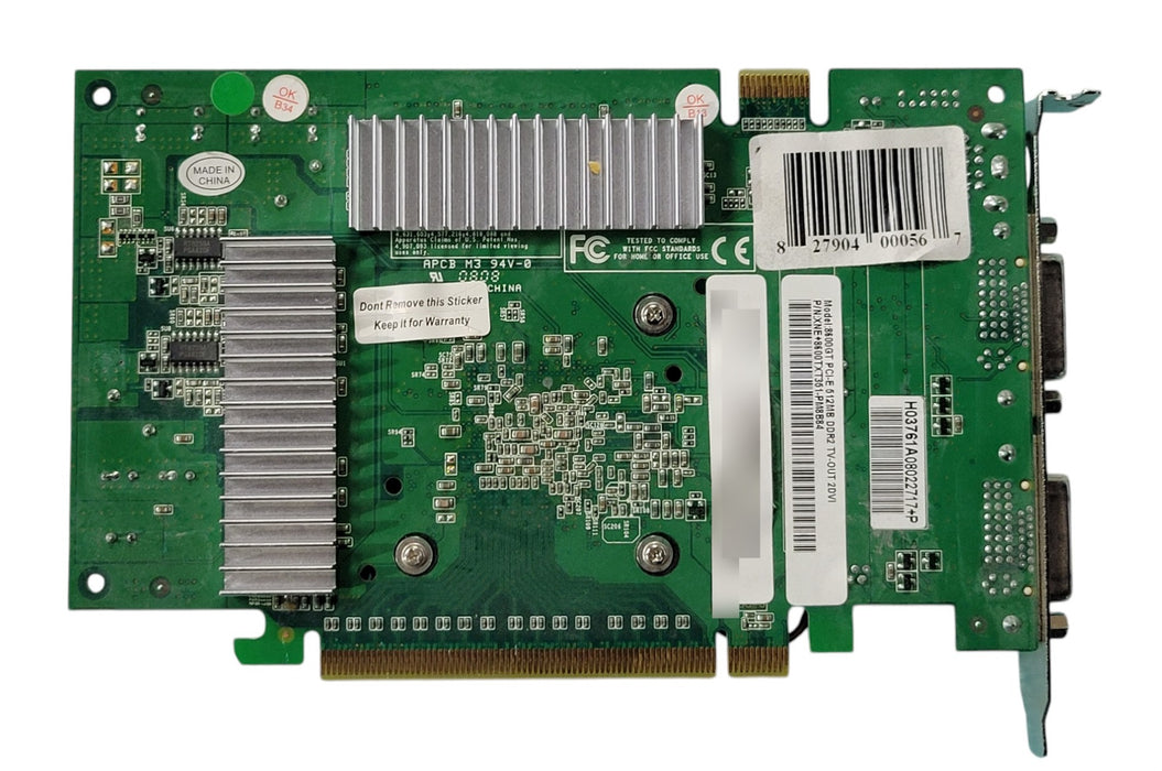 Palit NVIDIA GeForce 8600GT 512MB DDR2 PCI-E Dual DVI TV-Out Graphics Card