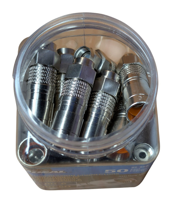 IDEAL 92-650 RG-6 RG-6Q Compression Connectors Jar of 50