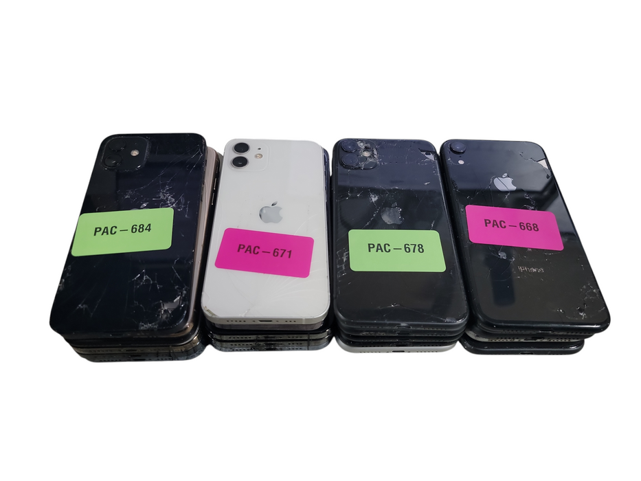 Lot of 21x Apple iPhone [A19xx - A28xx | C Condition][PAC-15]