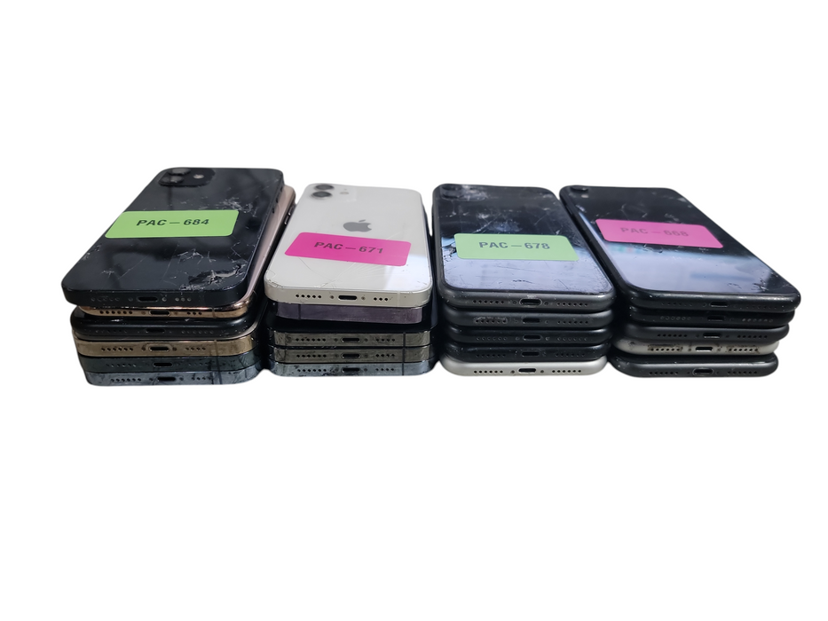 Lot of 21x Apple iPhone [A19xx - A28xx | C Condition][PAC-15]