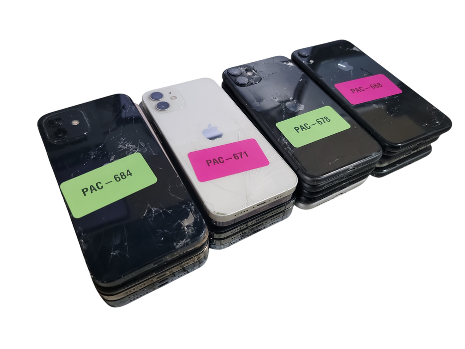 Lot of 21x Apple iPhone [A19xx - A28xx | C Condition][PAC-15]