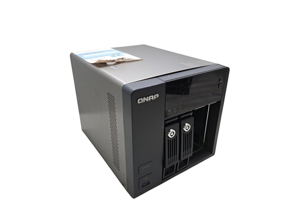 QNAP TS-453 Pro 4-Bay Network Attached Storage NAS w/ 2x Caddies (READ)