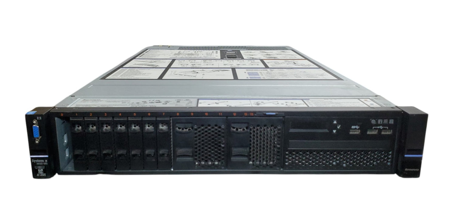 Lenovo System x3650 M5 - 2x Xeon E5-2640 v3, 32GB DDR4, M5210 - No HDD
