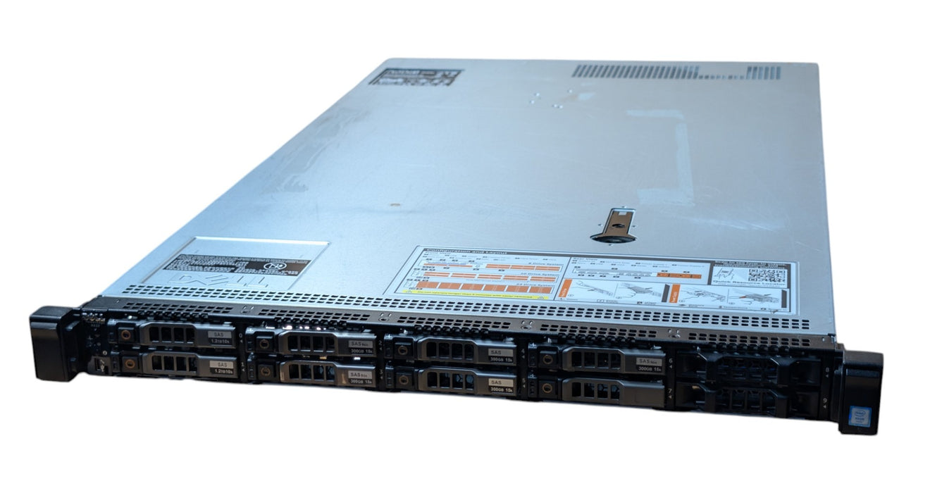 Dell PowerEdge R630 10x SFF - 2x Xeon E5-2640 v3 128GB H730 Mini 2x 750W