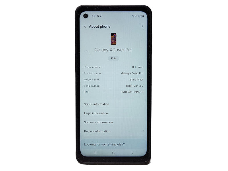 Samsung Galaxy XCover Pro 64GB (SM-G715W) READ $