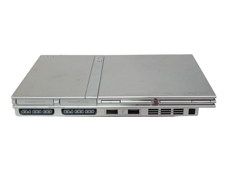 Sony PlayStation 2 Slim PS2 Silver Console, SCPH-77001, READ