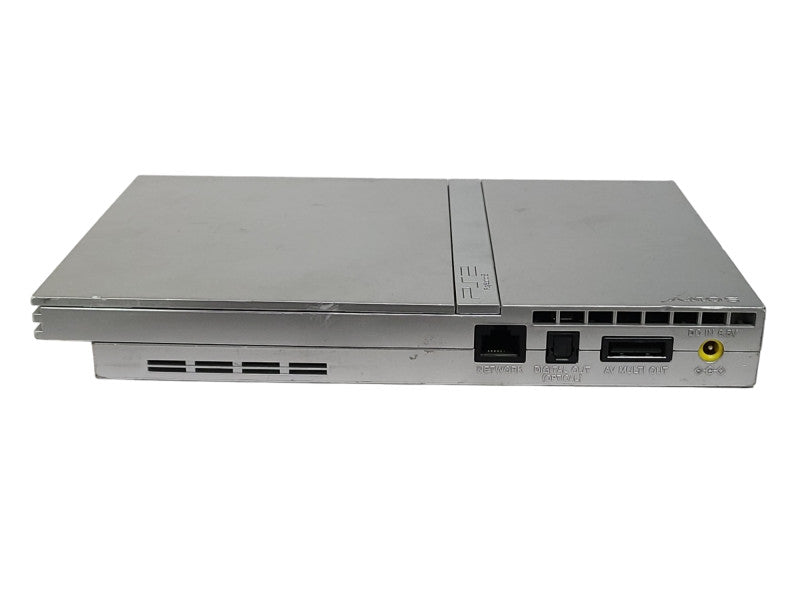 Sony PlayStation 2 Slim PS2 Silver Console, SCPH-77001, READ