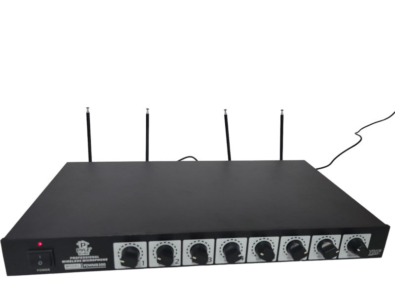 Pyle PDWM8300 VHF Profesional Conference Wireless Microphone System READ Q_