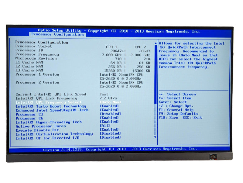 Intel Server S2600CP 2x Xeon E-2620 0 @ 2.00Ghz, 32GB RAM, Intel RAID  -